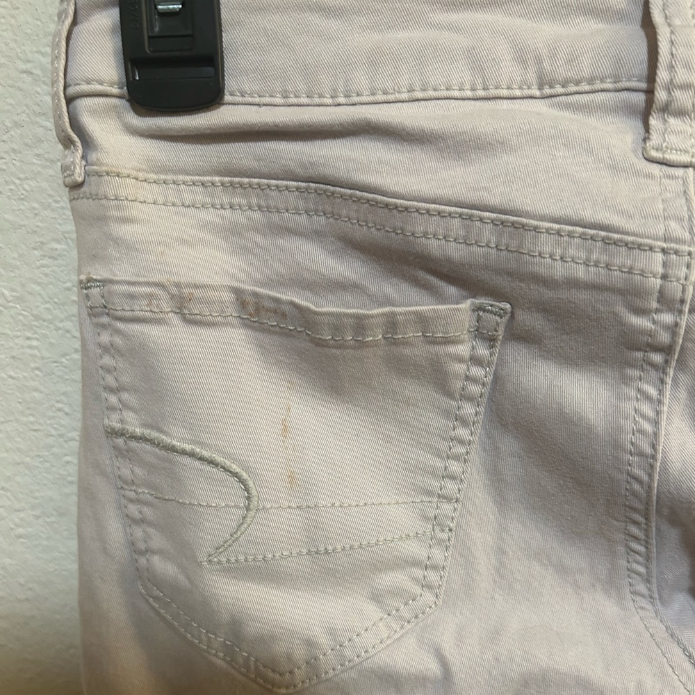 American eagle ivory pants size 2